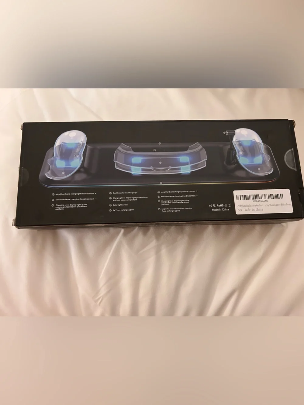 White VR Headset & Controller Charging Dock Station